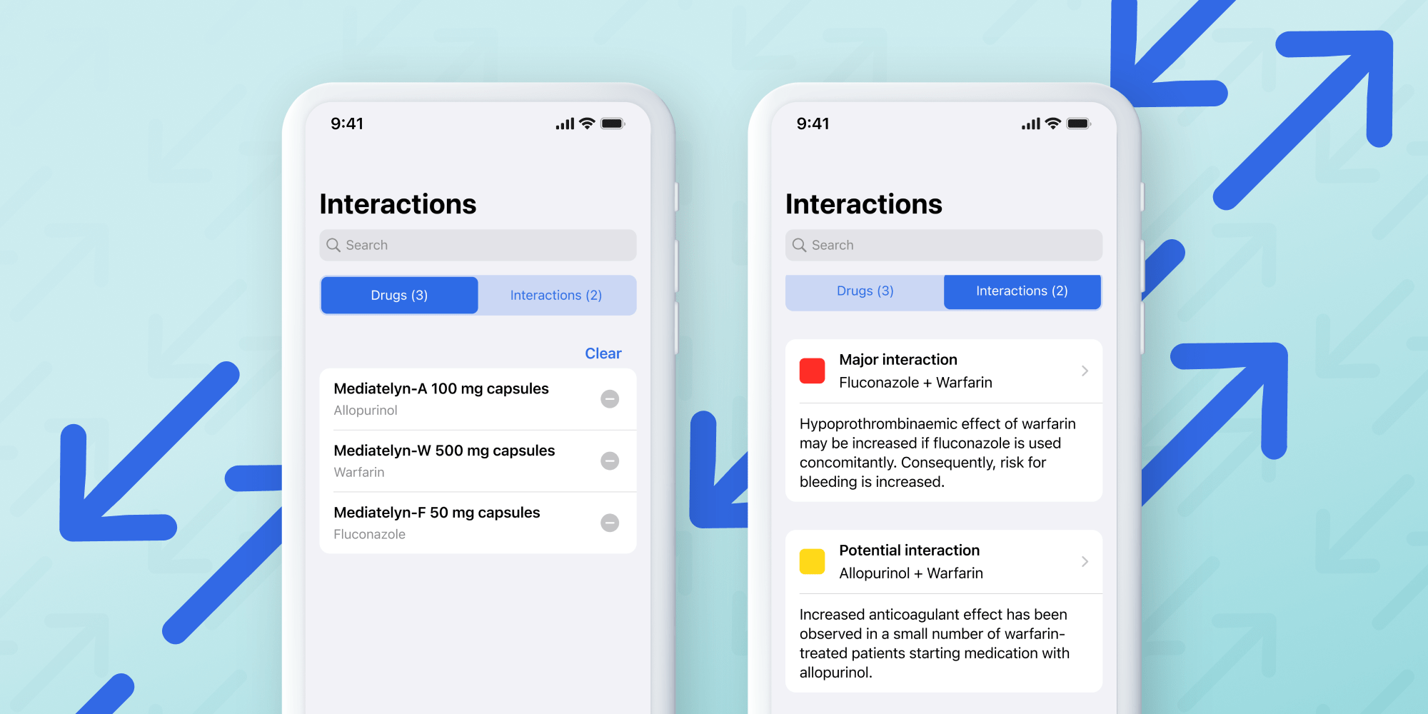 Drug interaction checker & resolver, review drugs and resolve interactions